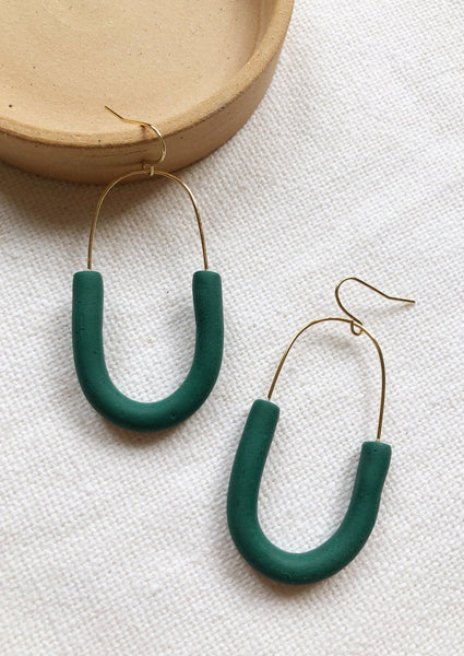 MODERN HOOPS - gold filled
