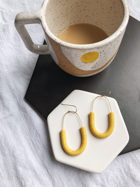 MODERN HOOPS - gold filled