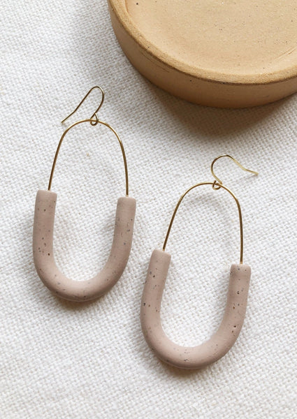 MODERN HOOPS - gold filled