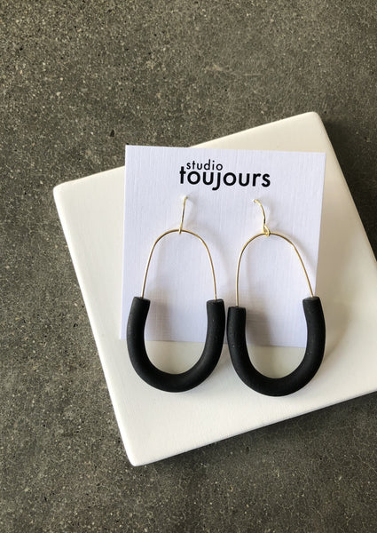 MODERN HOOPS - gold filled