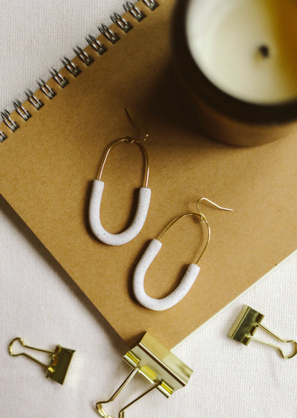 MODERN HOOPS - gold filled